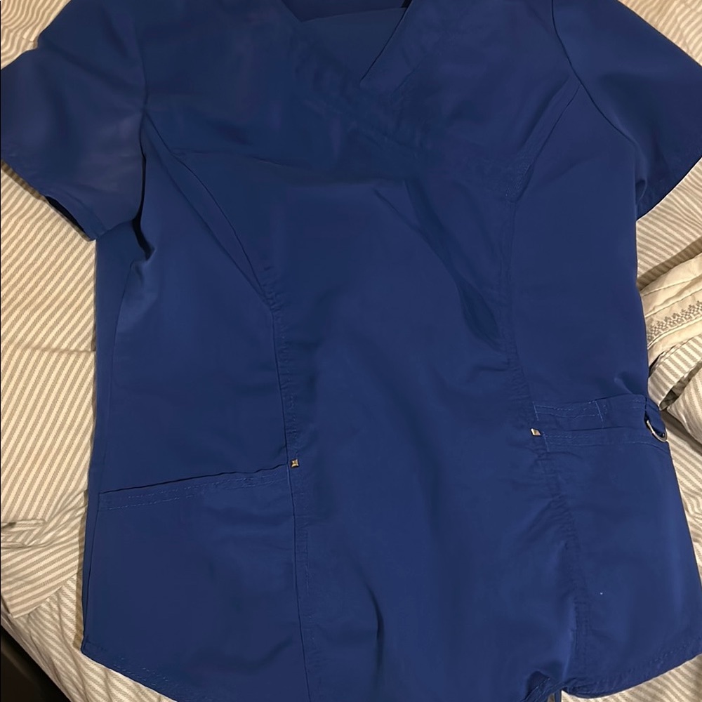 Blue Scrub Top